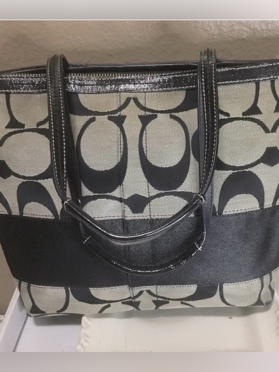 Coach Handbags - COACH CANVAS TOTES SHOULDER BAG